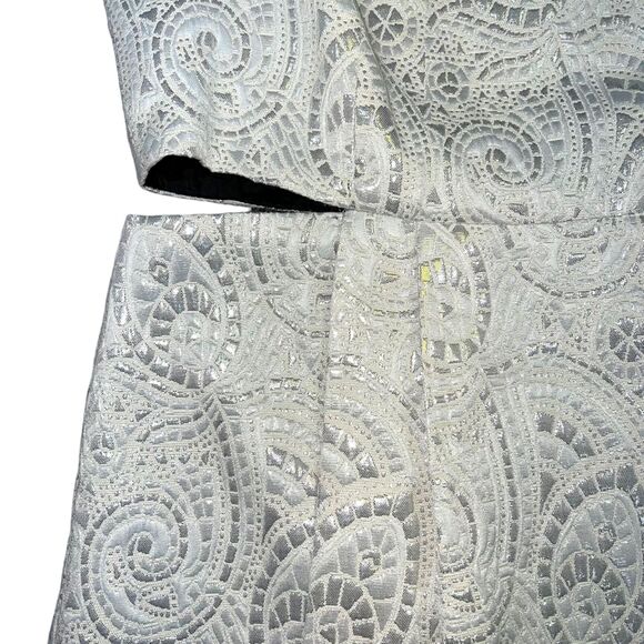 BCBGeneration Womens Cutout Mini Dress from Revolve Whisper White Size 12 EUC - Picture 5 of 11